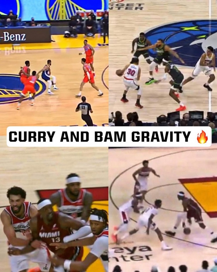 专业体育娱乐-3防1也没拦住！美媒晒图：奇才最后用防库里的方式来防阿德巴约